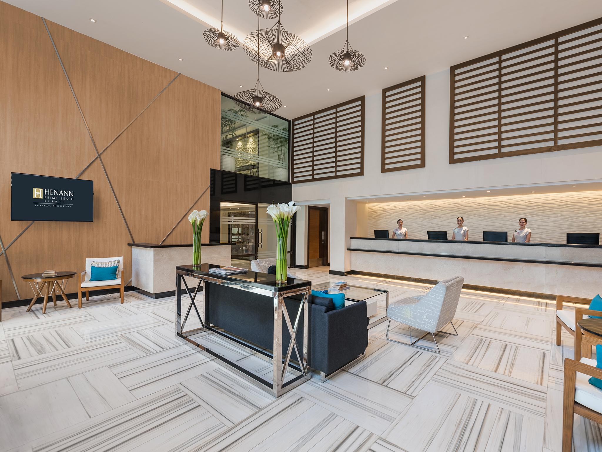 Henann Prime Beach Resort Balabag  Zewnętrze zdjęcie Lobby