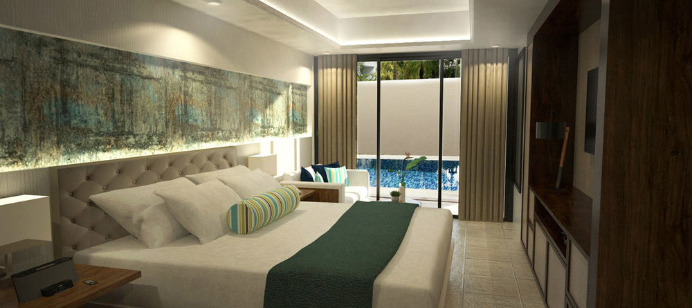 Henann Prime Beach Resort Balabag  Zewnętrze zdjęcie A bedroom in the hotel